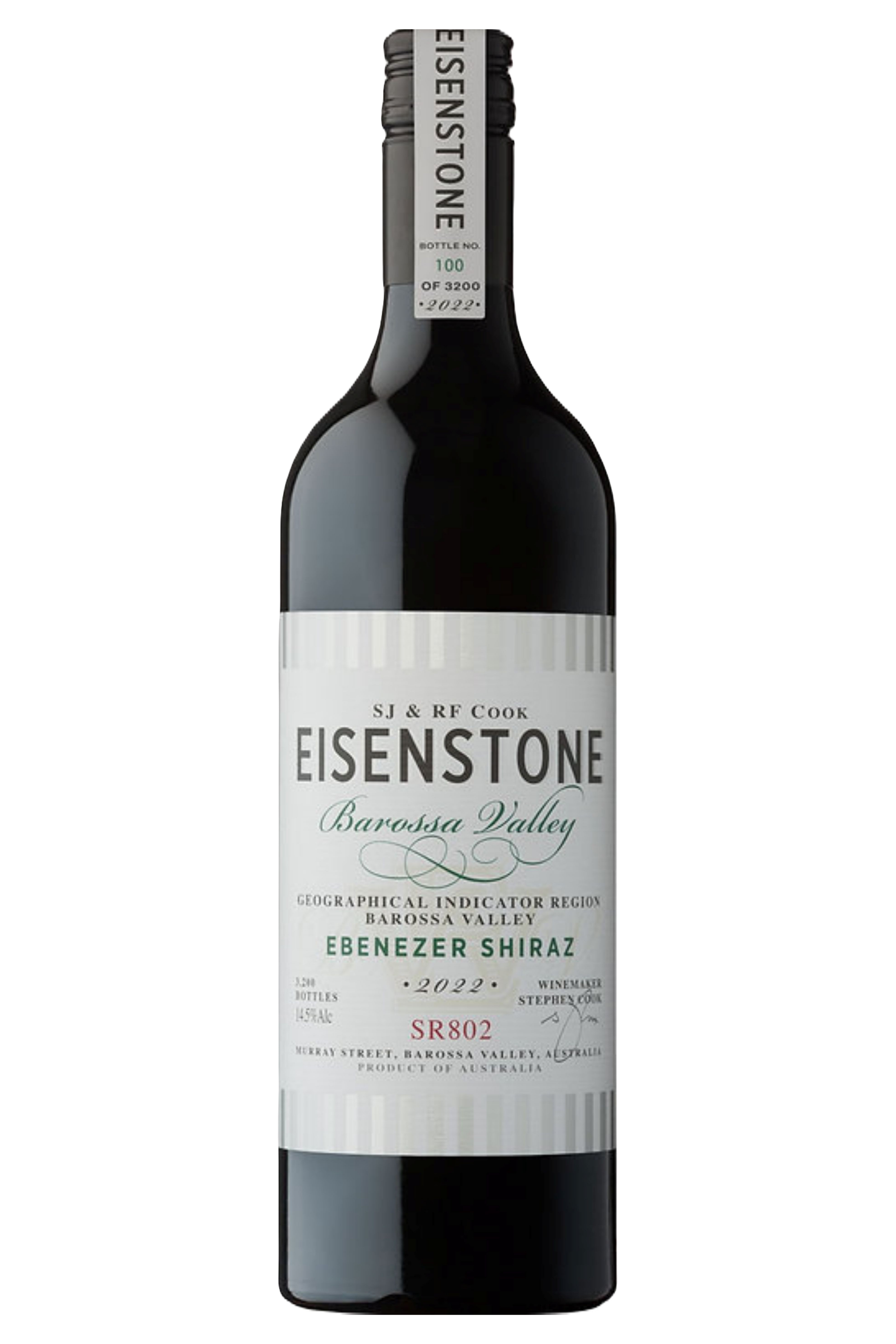 Eisenstone 2022 Ebenezer Shiraz - Case of 6