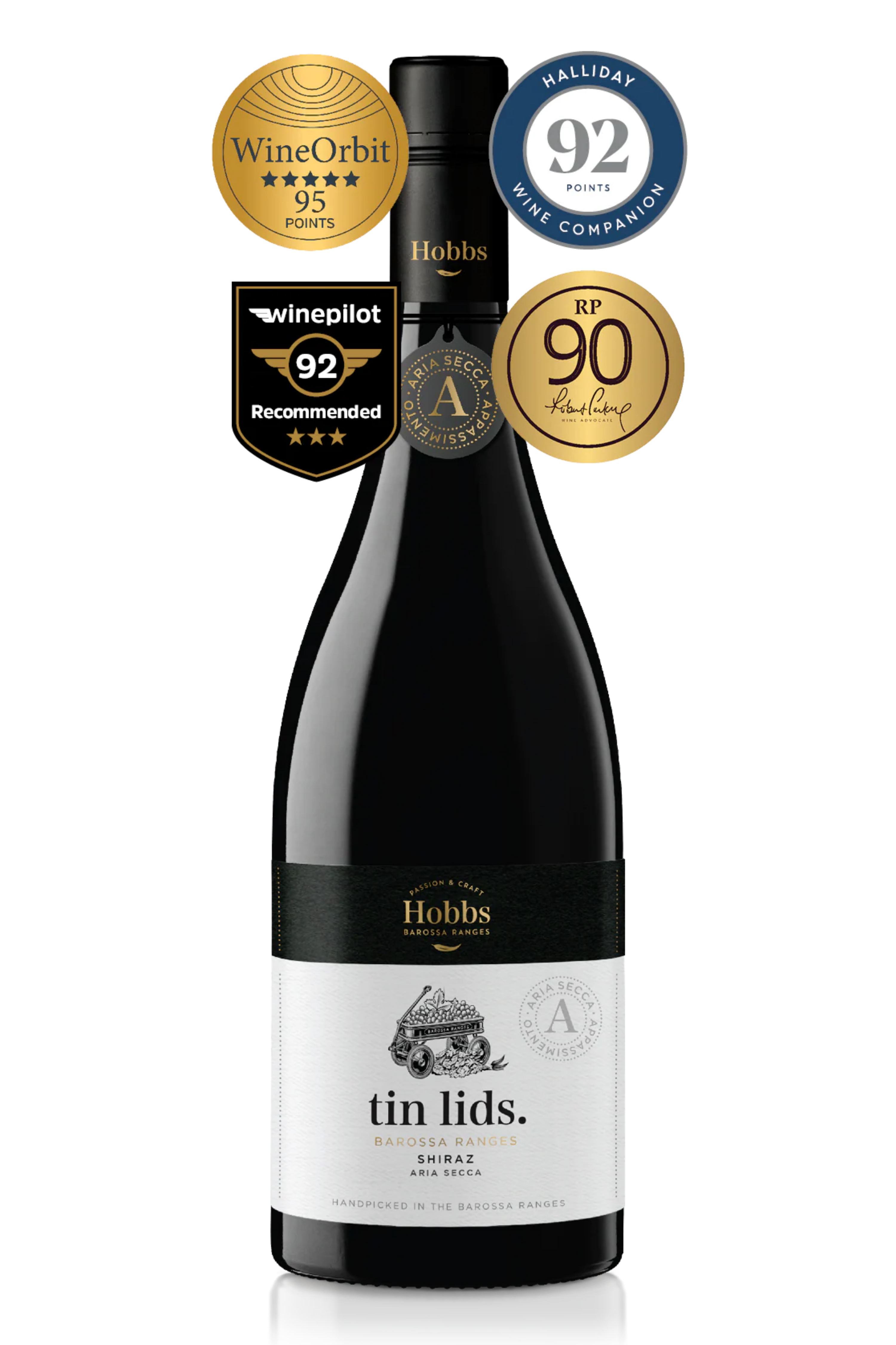 Hobbs of Barossa 2023 Tin Lids Aria Secca Shiraz - Case of 6
